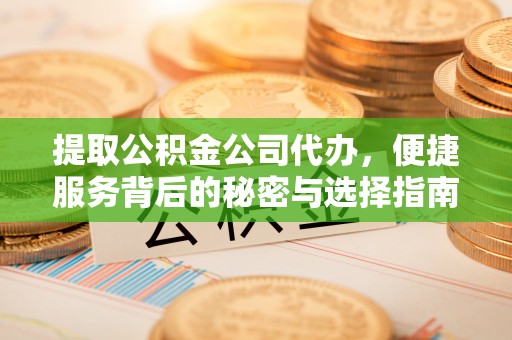 虾峙提取公积金公司代办，便捷服务背后的秘密与选择指南