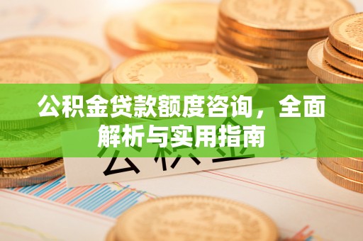 虾峙公积金贷款额度咨询，全面解析与实用指南