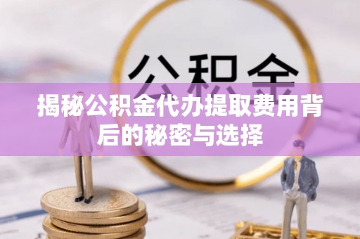 虾峙揭秘公积金代办提取费用背后的秘密与选择