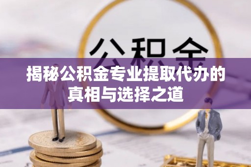 虾峙揭秘公积金专业提取代办的真相与选择之道