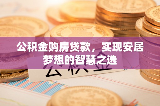 虾峙公积金购房贷款，实现安居梦想的智慧之选
