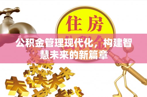 虾峙公积金管理现代化，构建智慧未来的新篇章