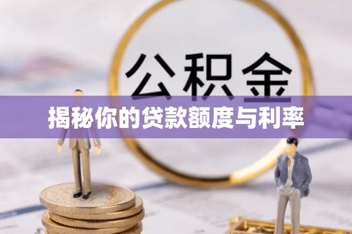 虾峙揭秘你的贷款额度与利率