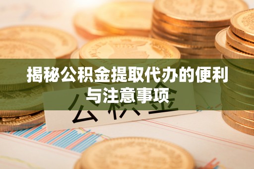 虾峙揭秘公积金提取代办的便利与注意事项