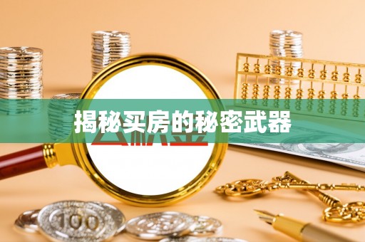 虾峙揭秘买房的秘密武器