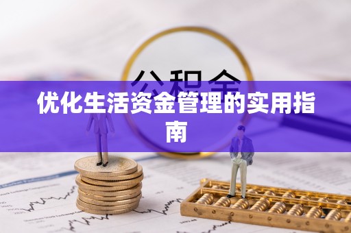 虾峙优化生活资金管理的实用指南