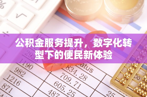 虾峙公积金服务提升，数字化转型下的便民新体验