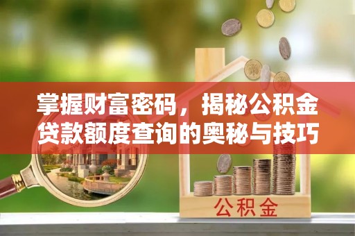 虾峙掌握财富密码，揭秘公积金贷款额度查询的奥秘与技巧