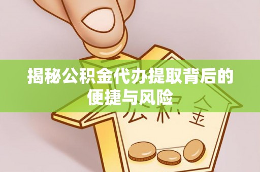 虾峙揭秘公积金代办提取背后的便捷与风险