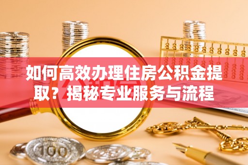 虾峙如何高效办理住房公积金提取？揭秘专业服务与流程