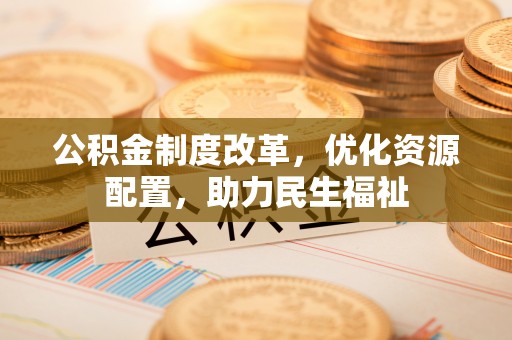 虾峙公积金制度改革，优化资源配置，助力民生福祉