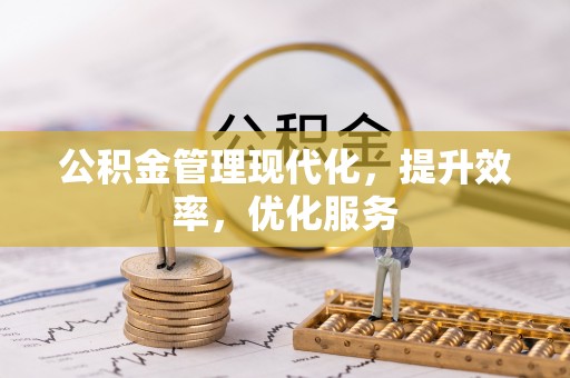 虾峙公积金管理现代化，提升效率，优化服务
