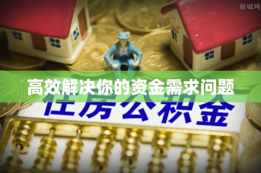 虾峙高效解决你的资金需求问题
