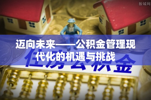 虾峙迈向未来——公积金管理现代化的机遇与挑战