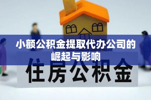 虾峙小额公积金提取代办公司的崛起与影响